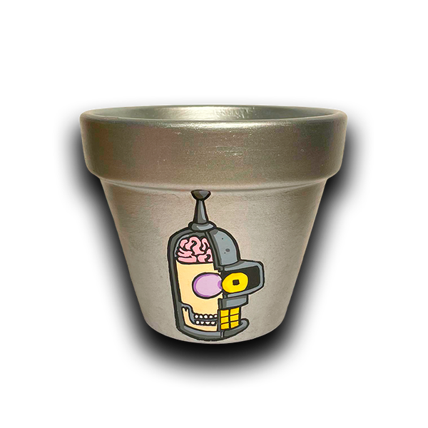 Maceta “Cerebro Robótico”