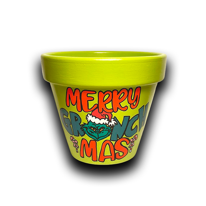 Maceta “Merry Grinchmas”