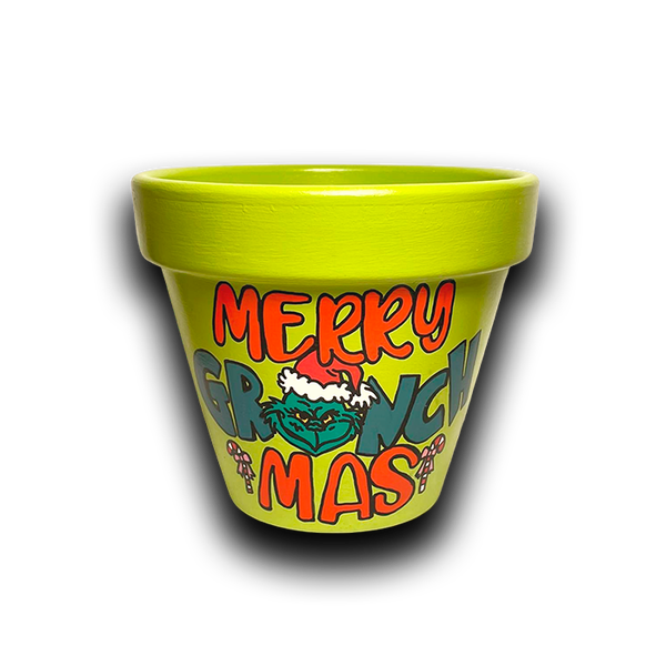 Maceta “Merry Grinchmas”