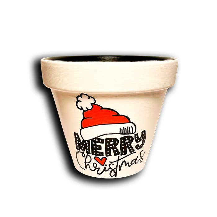 Maceta “Merry Christmas”