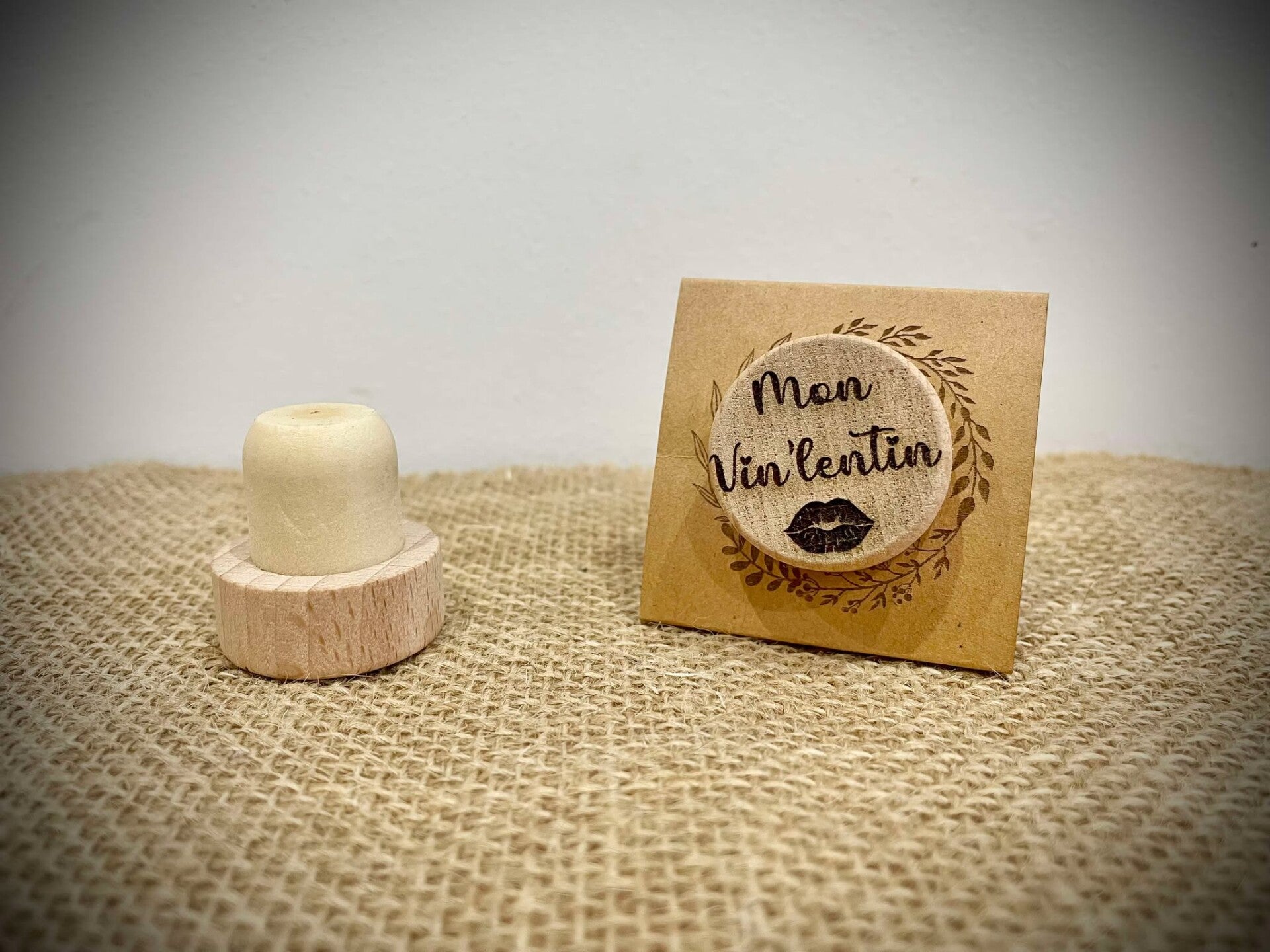Bouchon de vin "Mon vin'lentin"