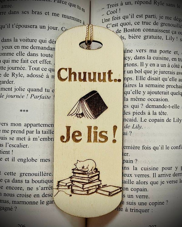 Marque-pages " chuuut.. je lis ! "