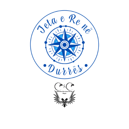 Logo del brand Jeta e Re në Durrës (Nuova Vita a Durazzo) della Società di servizi C&C Unlimited Services Group Sh.p.k. per il trasferimento a Durazzo