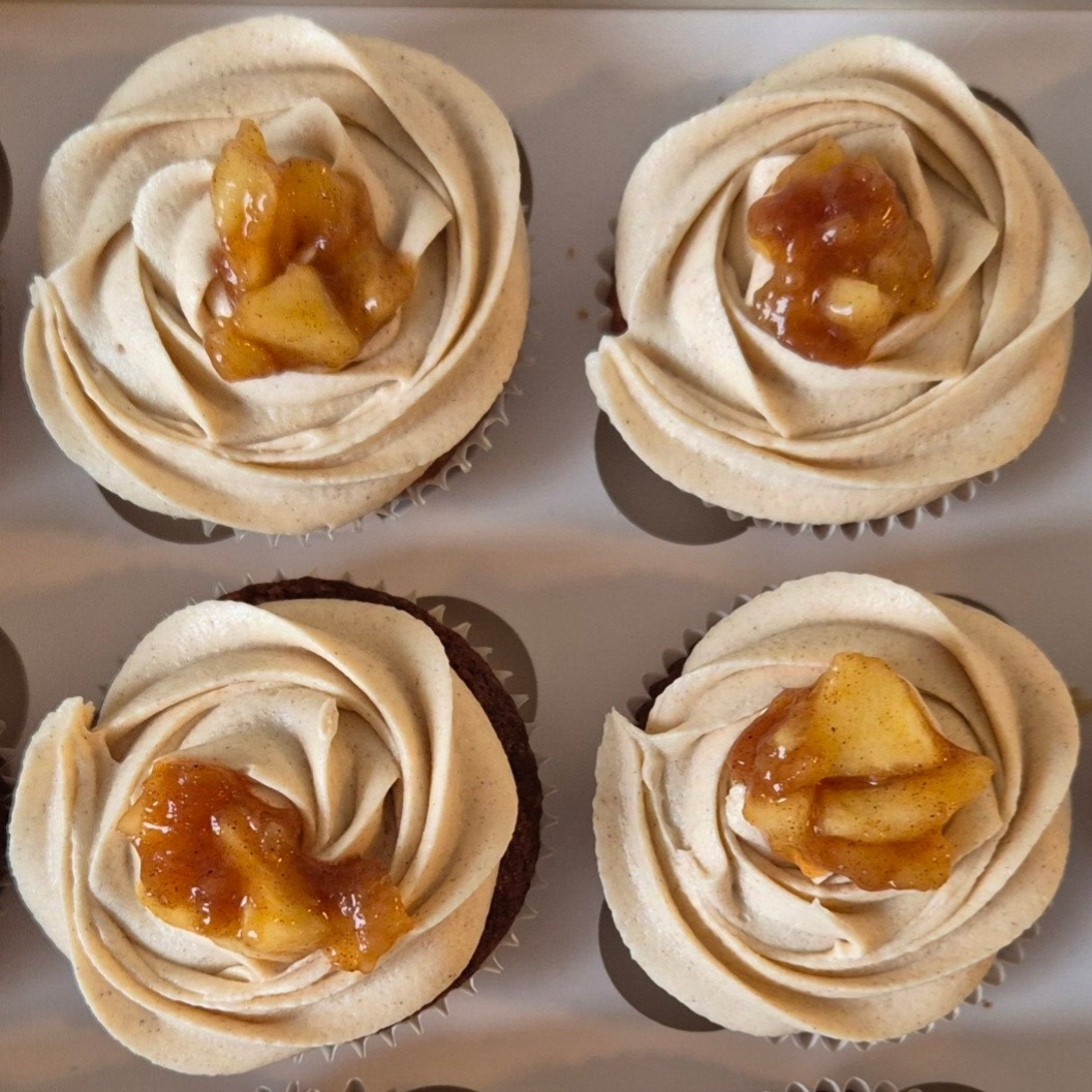 Appel kaneel Cupcake