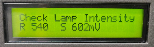 AKTA Prime Plus UV Lamp Intensity