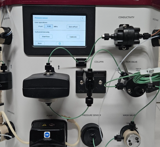Cytiva AKTA Start pressure calibration