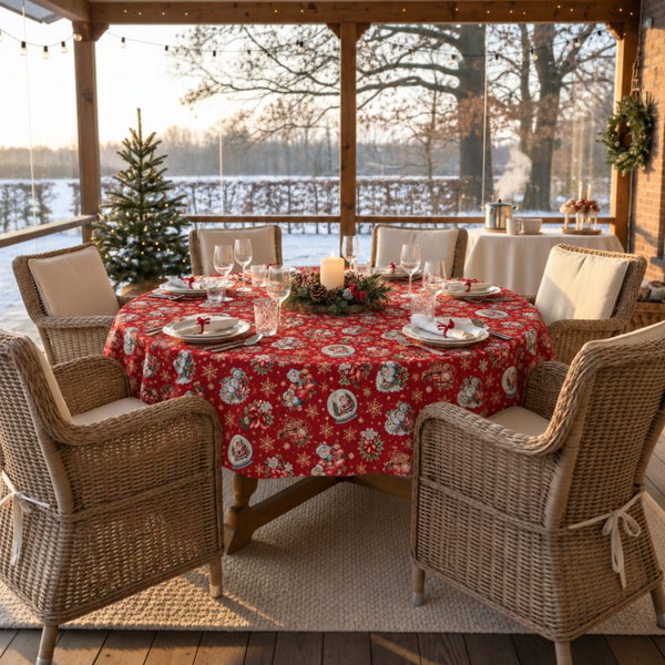 Gobelin - Snow Cones Kerstkleed Rond