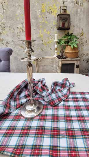Kerst Tartan Tafelloper lang