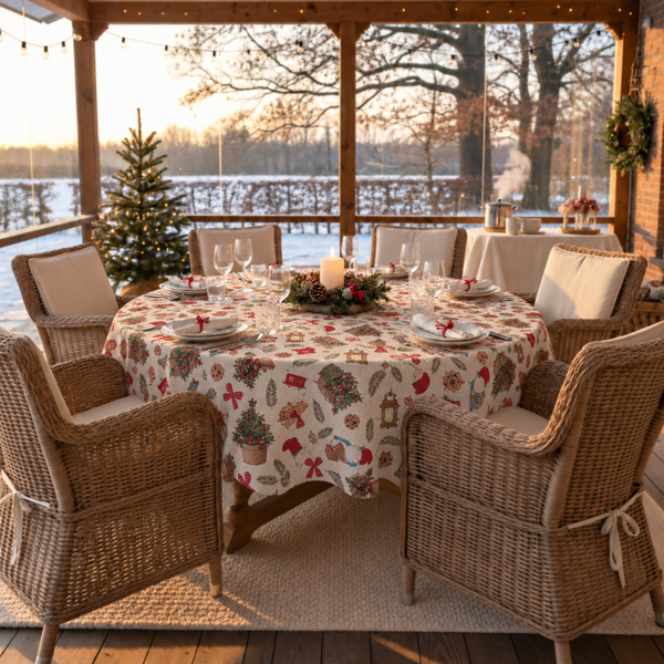 Gobelin - Gnoom Kerstkleed Rond