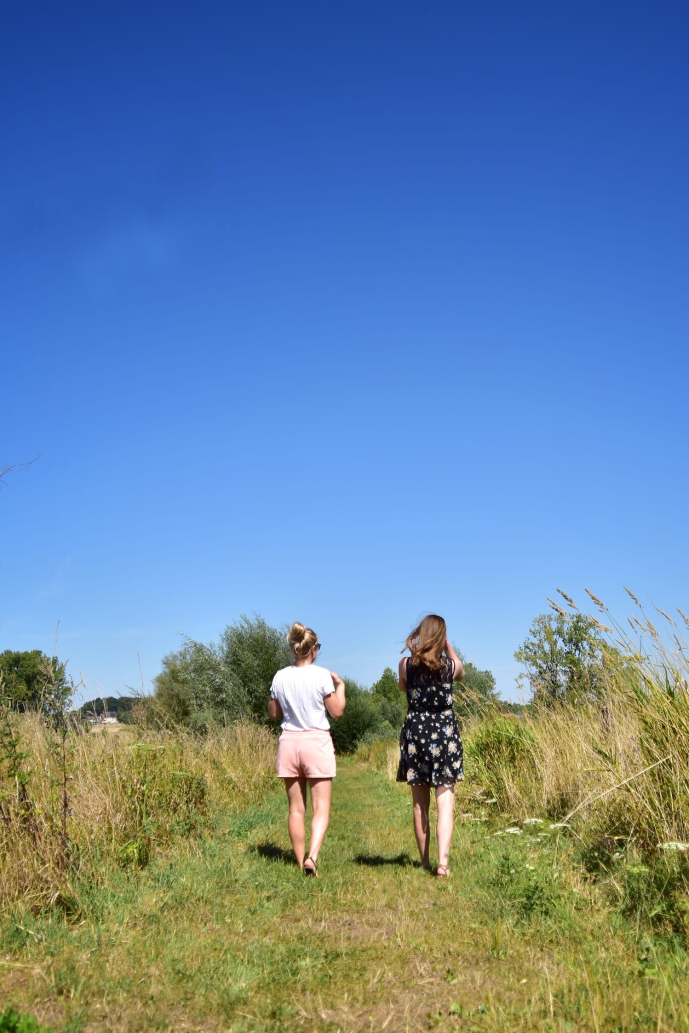 Anke Sempels, loopbaancoach in de natuur in regio Tienen – Diest, tijdens wandelcoaching.