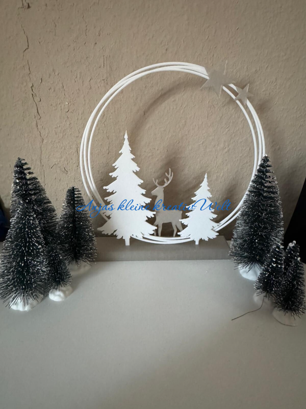 Winterdekoration "Reh"