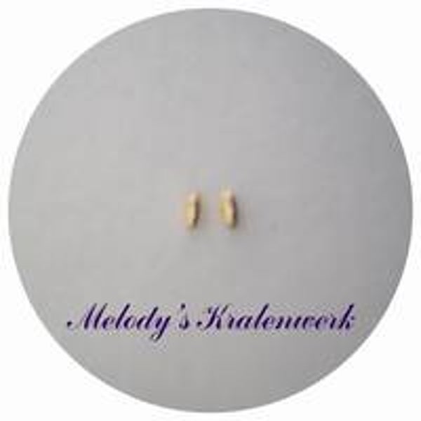 Gouden kunststof rijstkorrels 3 x 6 mm - ca 125 st