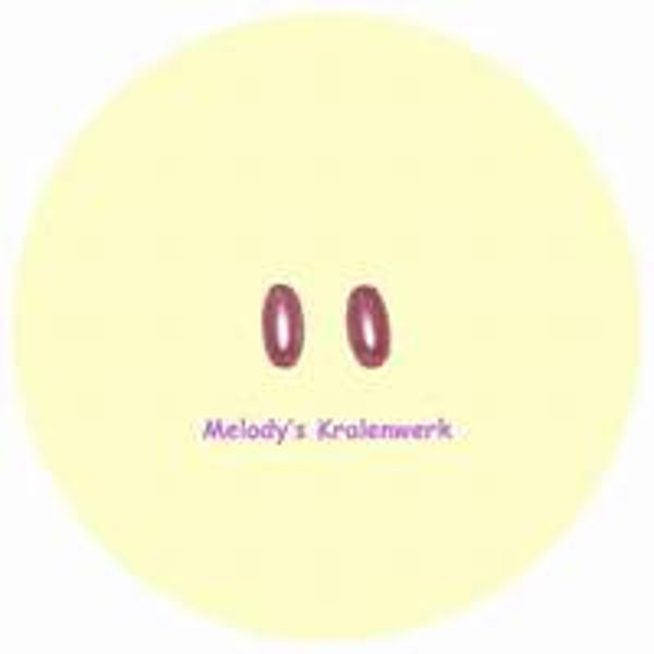 Roze kunststof rijstkorrels 3 x 6 mm - ca 110 st