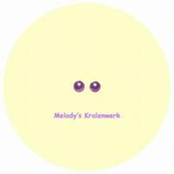 Lila kunststof parels 3 mm - ca 280 st