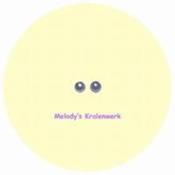 Licht blauwe kunststof parels 3 mm - ca 280 st