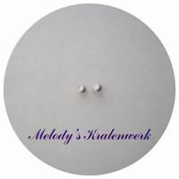 Zilveren kunststof parels 4 mm - ca 400 st