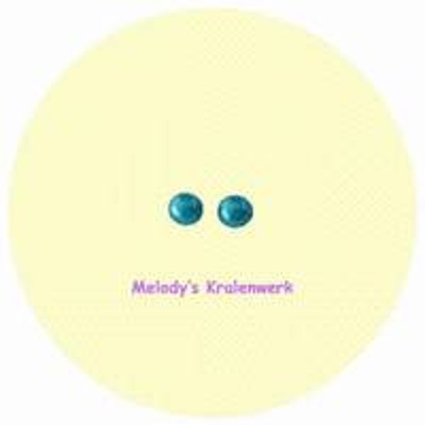 Turkooise glazen parels 3 mm - ca 150 st