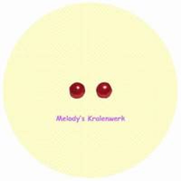 Rode glazen parels 4 mm - ca 120 st