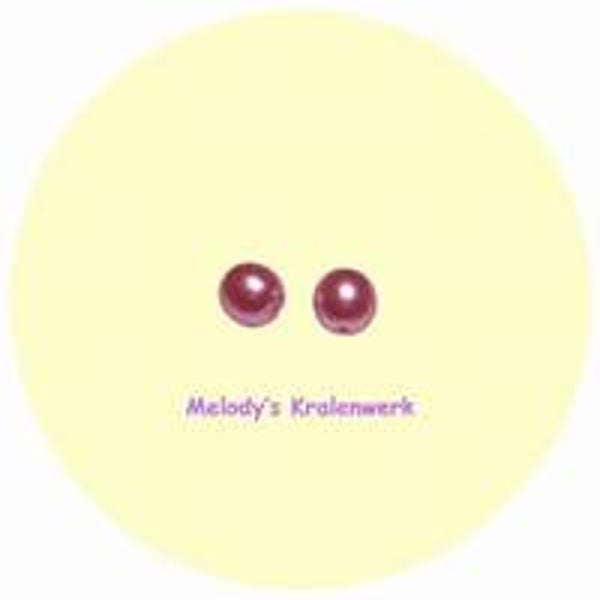 Roze glazen parels 5 mm - ca 100 st