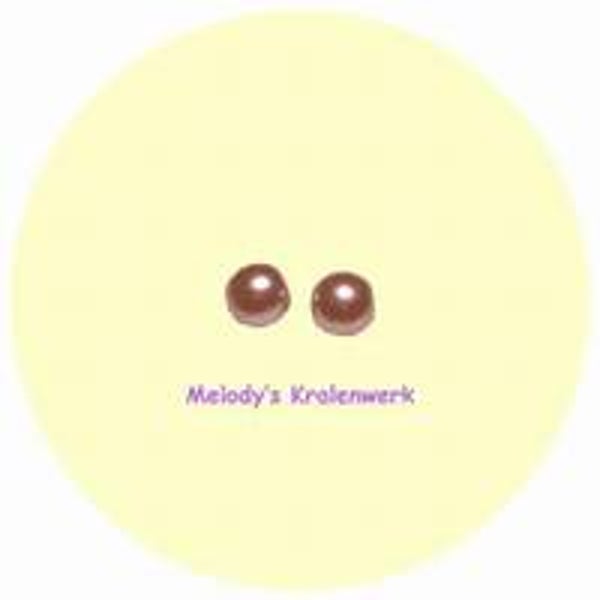 Champagne glazen parels 5 mm - ca 100 st