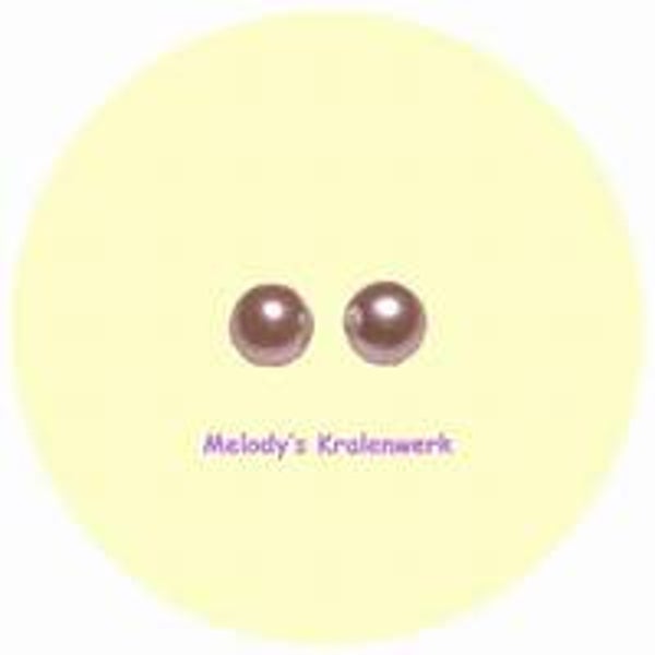 Witte glazen parels 6 mm - ca 80 st