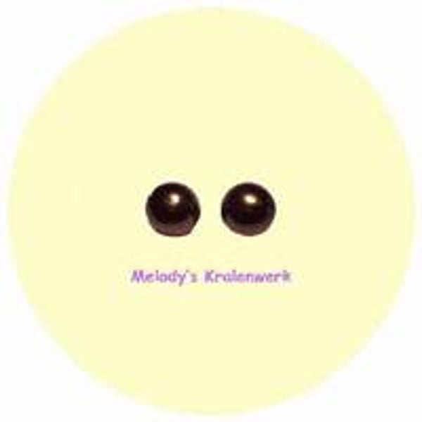 Olijfgroene glazen parels 6 mm - ca 80 st