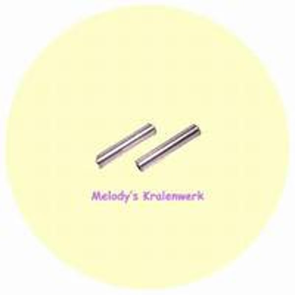 Crystal staafjes met zilveren kern 12 mm - ca 20 gram