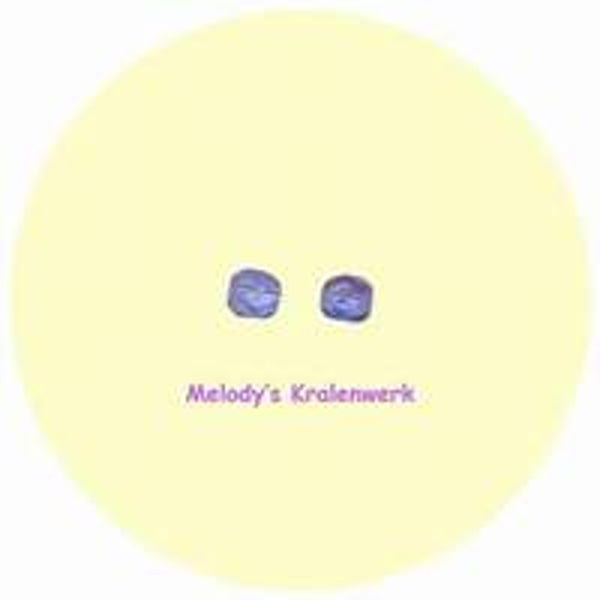 Licht blauwe glazen facetkralen 4 mm - ca 50 st