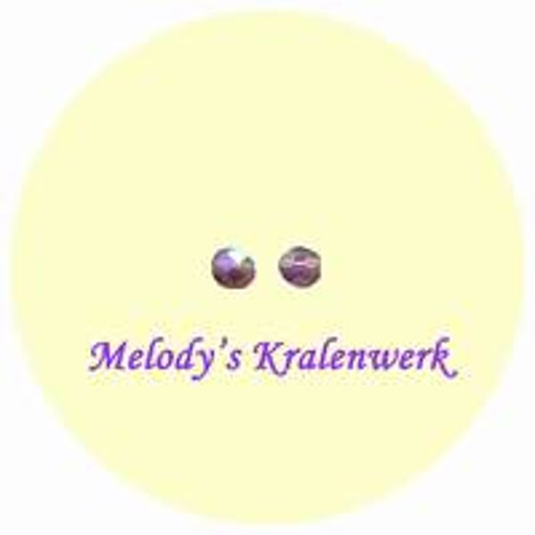 Paarse glazen facetkralen 6 mm - ca 50 st