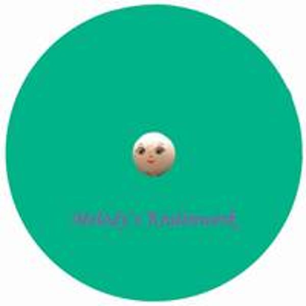 Watten ballen met gezicht 25 mm - 5 st