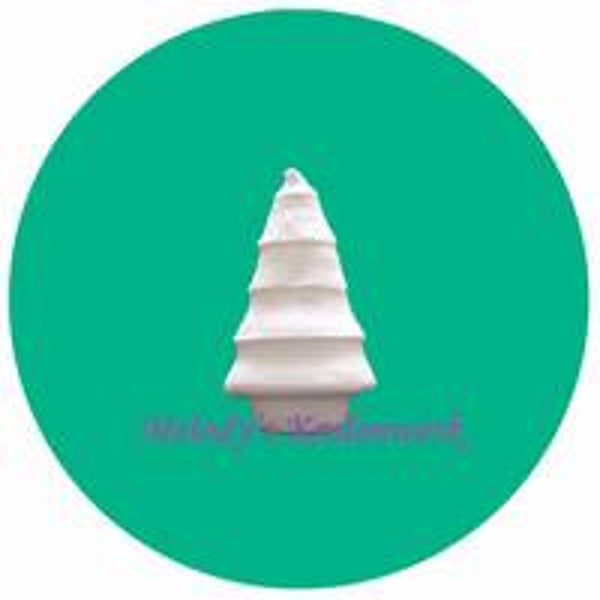 Watten kerstboom 8 cm