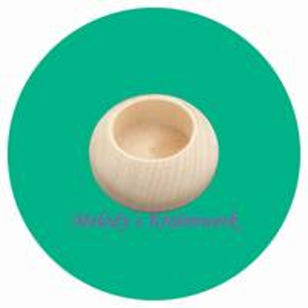 Houten waxinelichthouder M