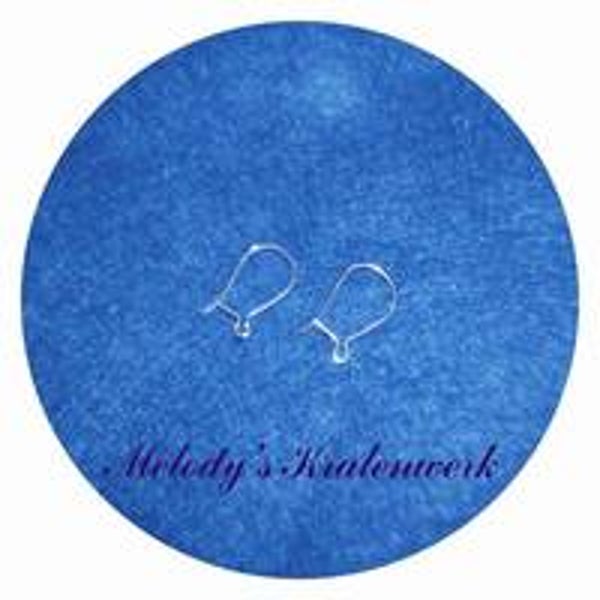 Zilverkleurige oorhangers - 1 paar