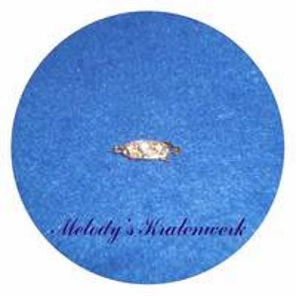 Goudkleurige Strass-sluiting 21 mm - 1 st