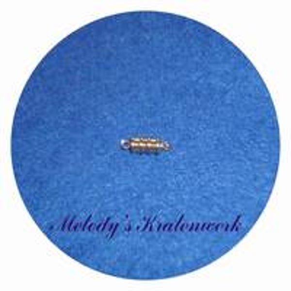 Goudkleurige magneet-sluiting 5 x 12 mm - 3 st