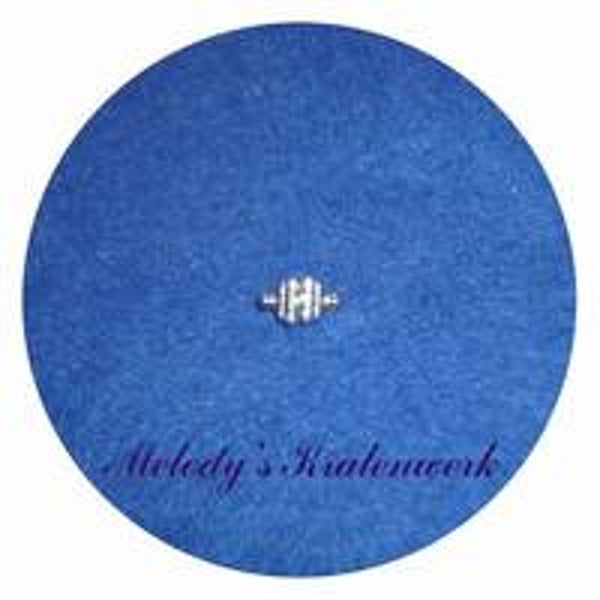 Zilverkleurige magneet-sluiting 8 mm - 1 st