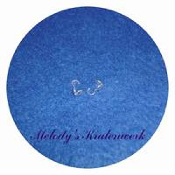 Zilverkleurige kalotjes met haakje - ca 50 st