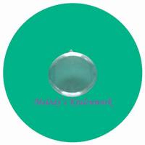 Plastic medaillon 100 mm, deelbaar