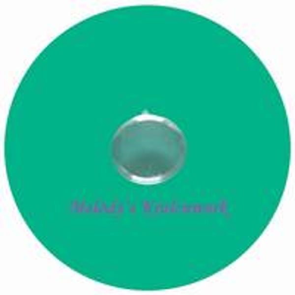 Plastic medaillon 70 mm, deelbaar