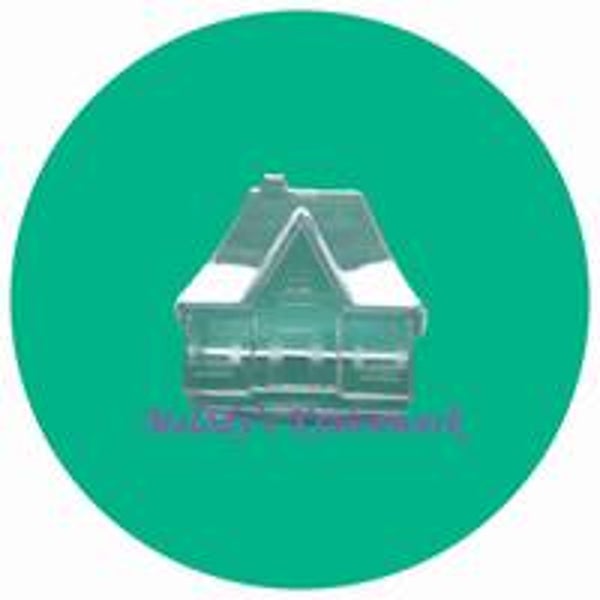 Plastic huis 100 x 90 mm, deelbaar