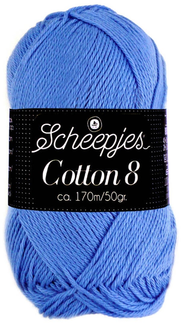 Scheepjes Cotton 8 - Hemelsblauw