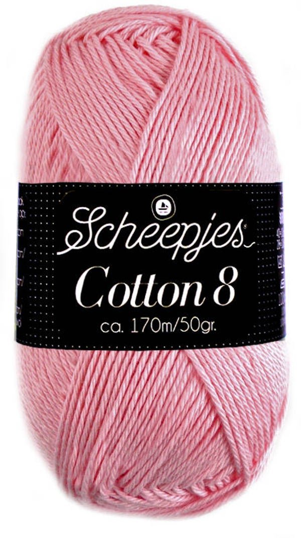 Scheepjes Cotton 8 - Donker Baby-Roze