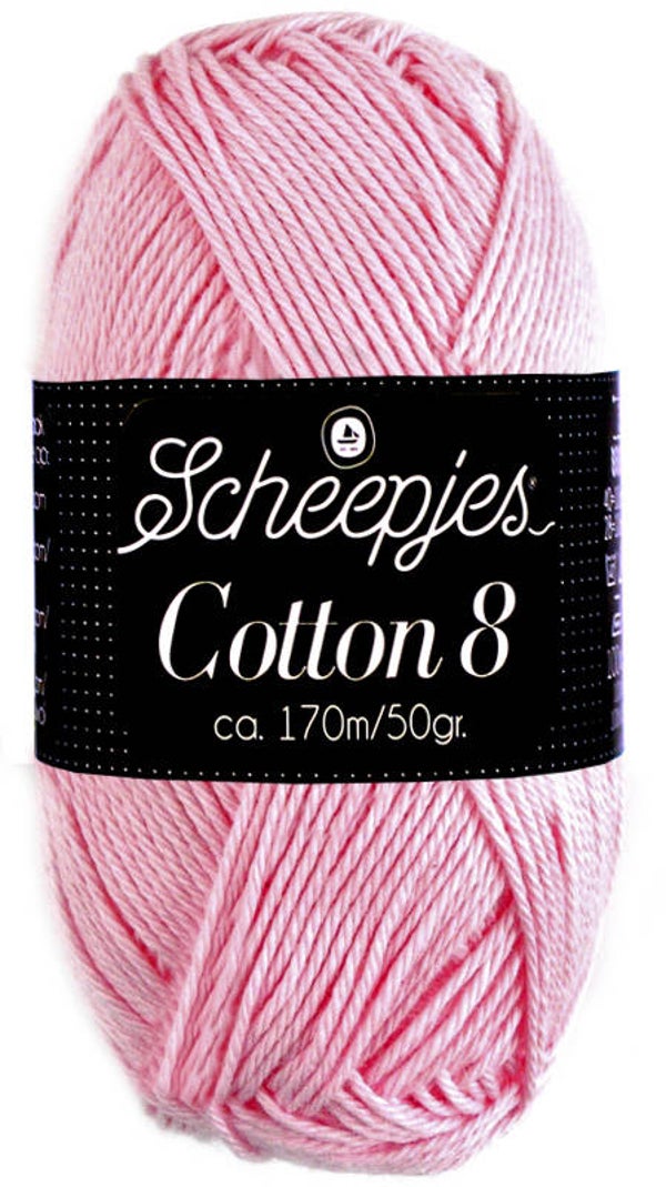 Scheepjes Cotton 8 - Roze
