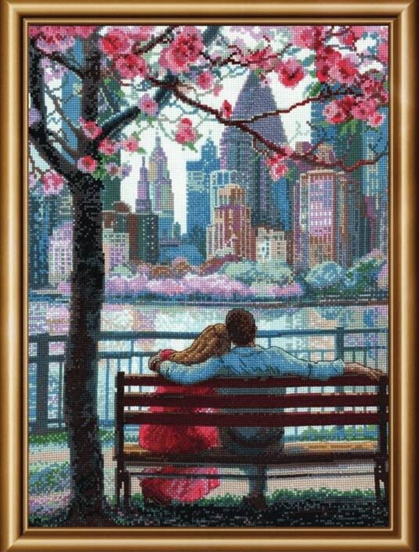 Borduurpakket - Blooming New York