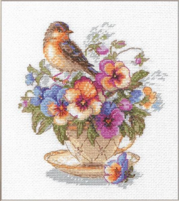 Borduurpakket - Tea Blossom