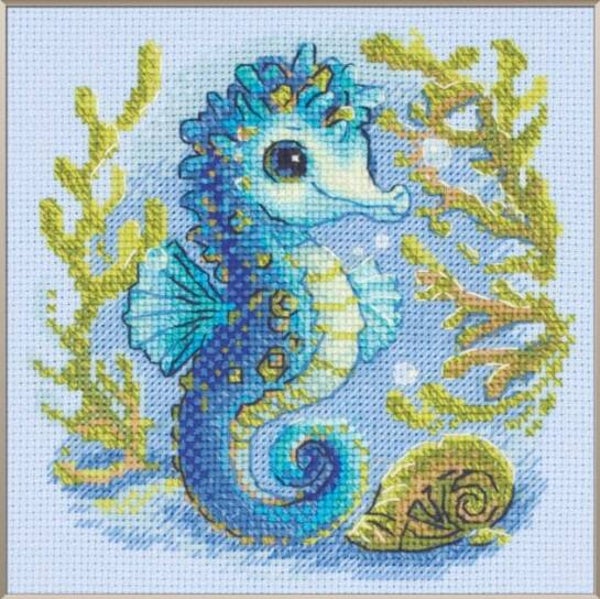Borduurpakket - Baby Sea Horse
