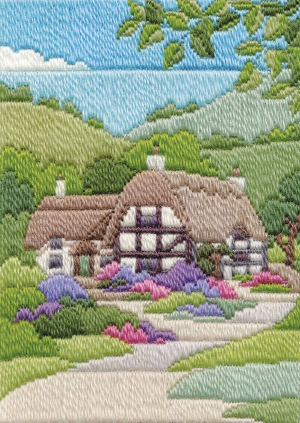 Platsteek pakket Long Stitch - Seasons - Summer Cottage