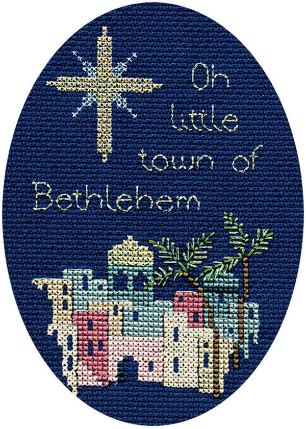 Borduurpakket - Christmas Card - Bethlehem