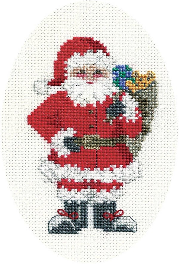 Borduurpakket - Christmas Card - Santa's Sack