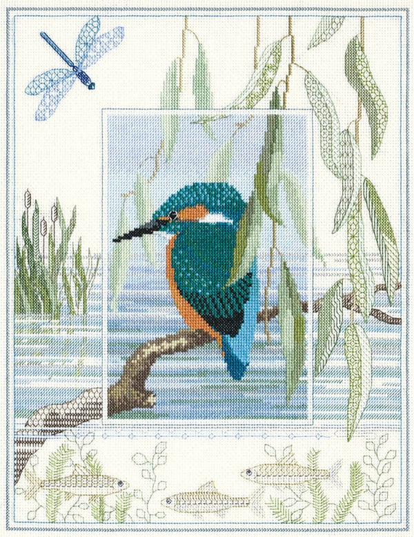 Borduurpakket - Wildlife - Kingfisher